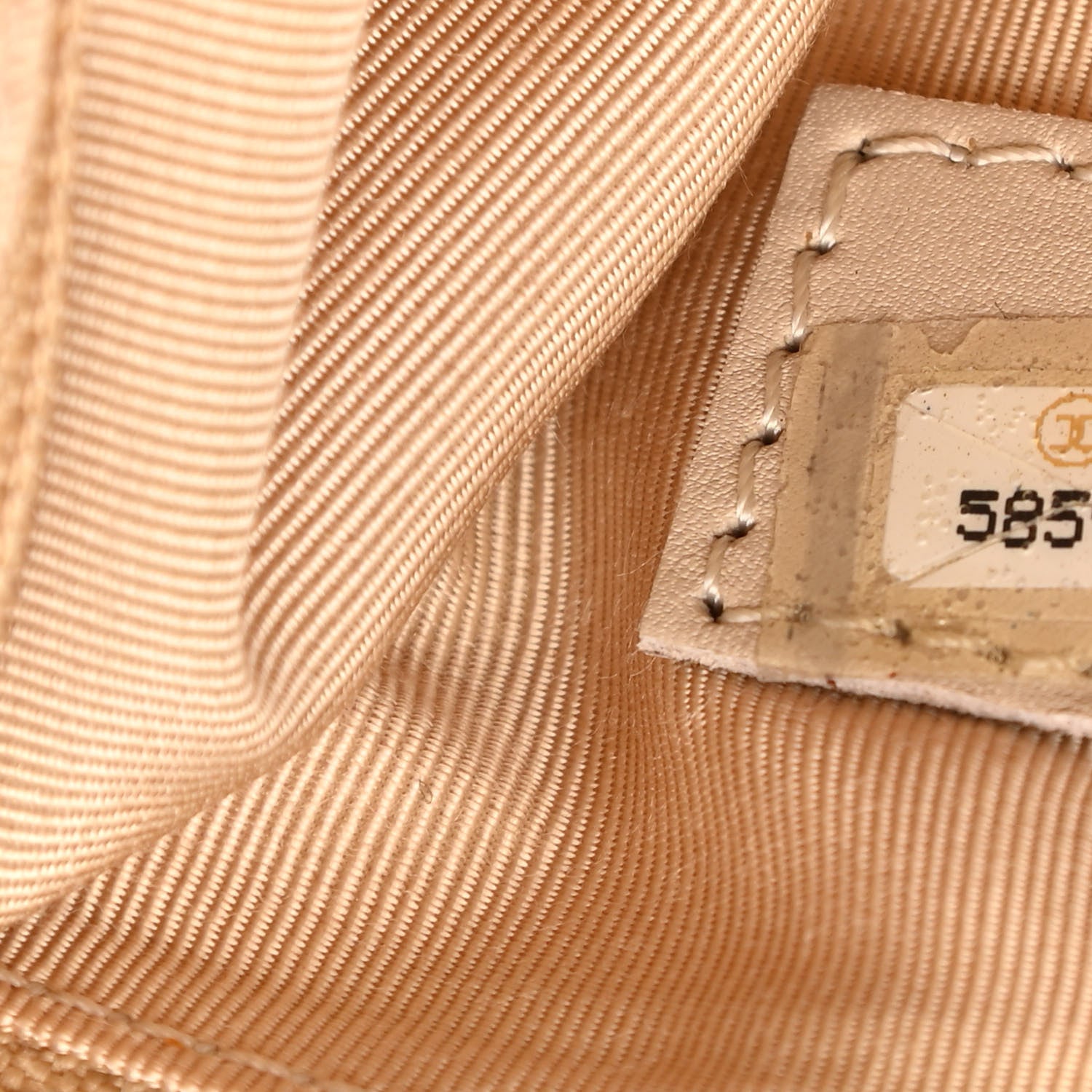 Chanel Lambskin CC Drawstring Backpack Beige 7 of 12