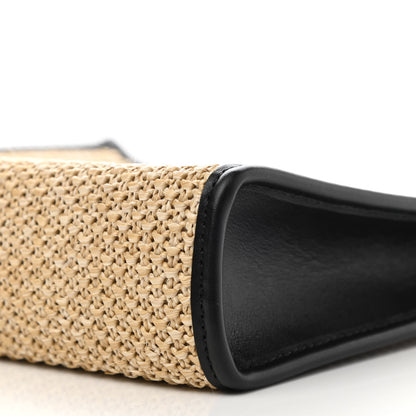 Louis Vuitton Raffia Calfskin Monogram Giant Pouch 8 of 9