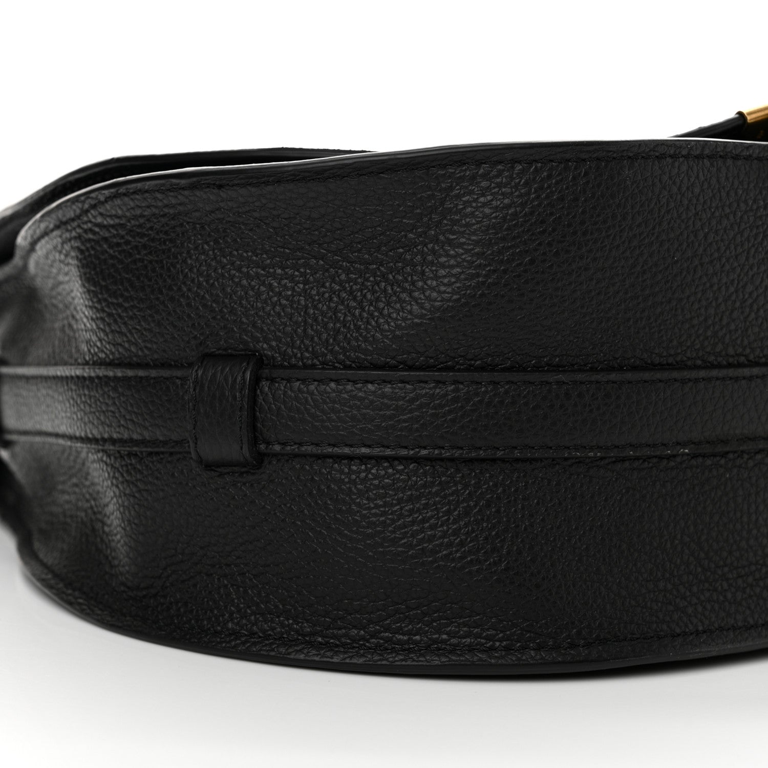 Chloe Calfskin Medium Marcie Round Crossbody Bag Black 9 of 10