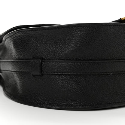 Chloe Calfskin Medium Marcie Round Crossbody Bag Black 9 of 10