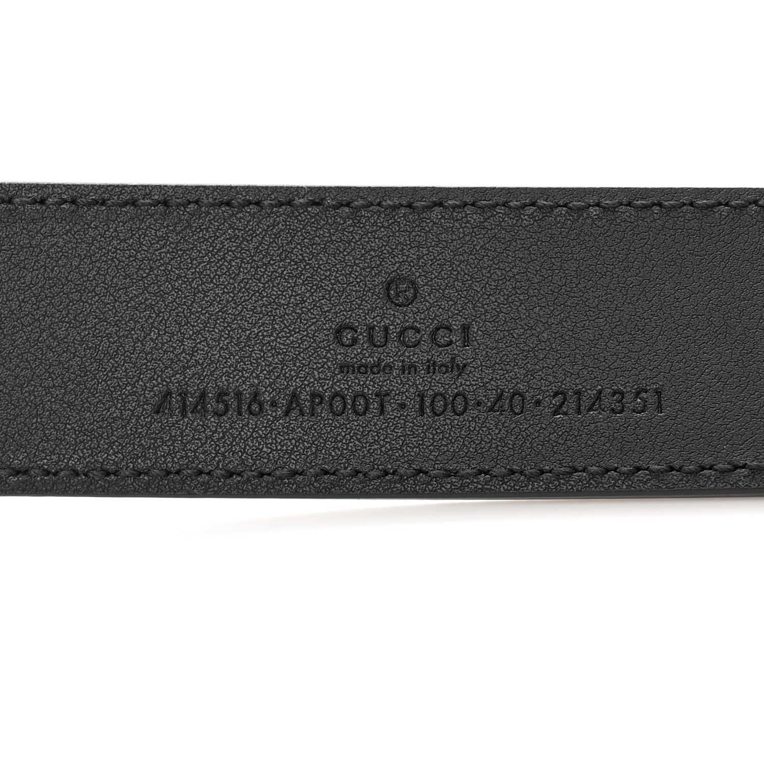 Gucci Moon Calfskin Double G 30mm Belt 100 40 Black 3 of 9