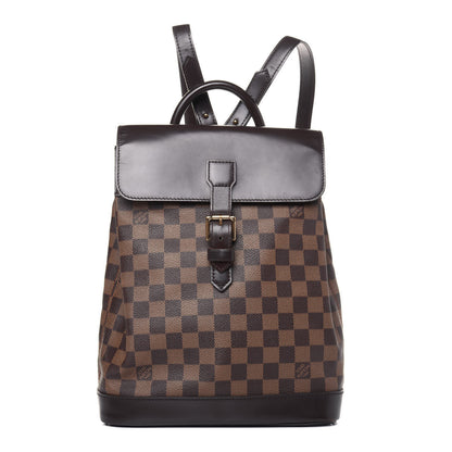 Louis Vuitton Damier Ebene Soho Backpack 1 of 15