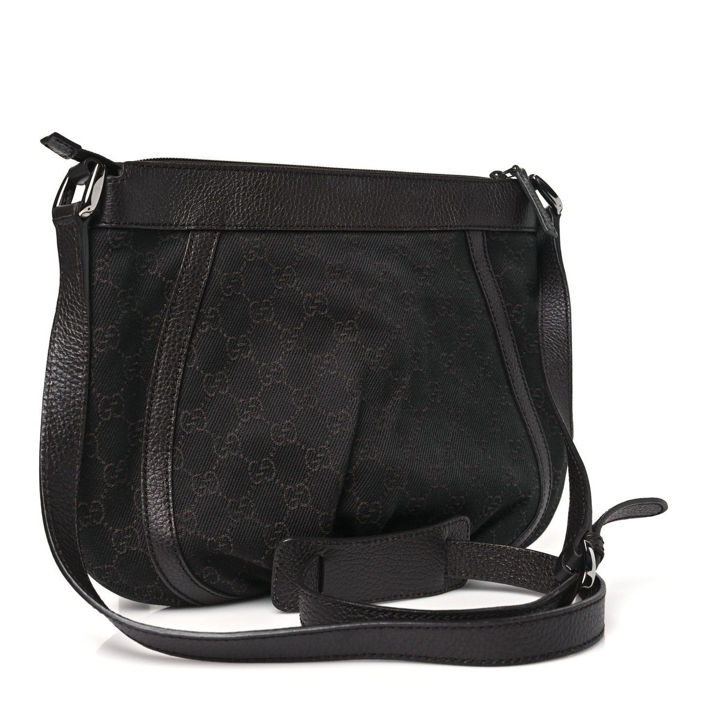 Denim Monogram Small D Silver Ring Messenger Brown