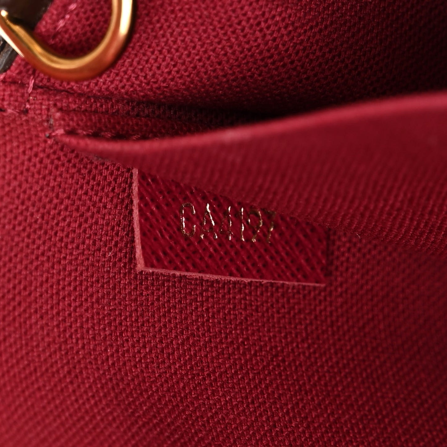 Monogram Pochette Felicie Chain Wallet Fuchsia