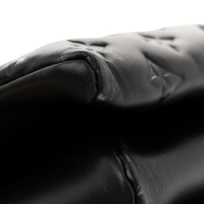 Louis Vuitton Lambskin Embossed Monogram Coussin PM Black 11 of 11