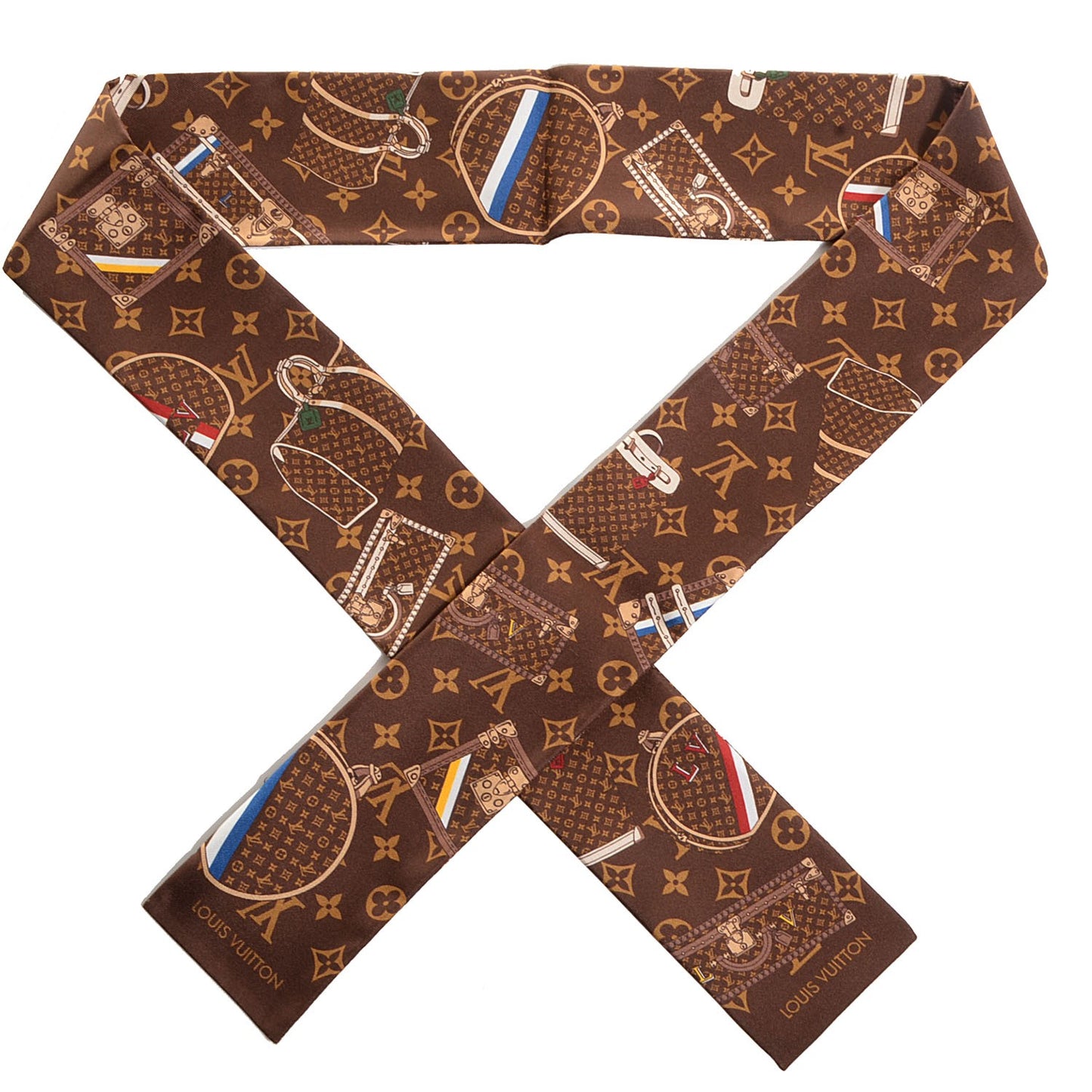 Silk Monogram Trunks Bandeau
