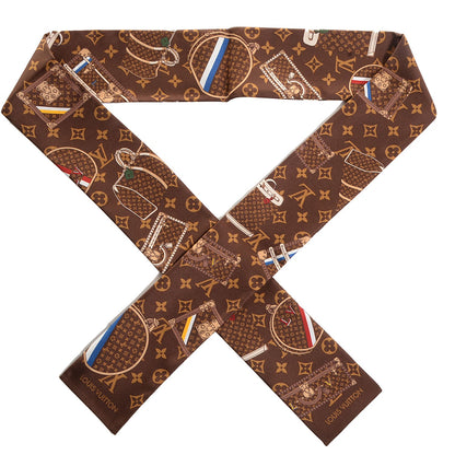 Louis Vuitton Silk Monogram Trunks Bandeau 1 of 5