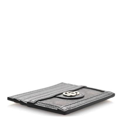 Gucci GG Supreme Monogram Textured Dollar Calfskin Ophidia Card Holder Grey Black Graphite Grey 4 of 6