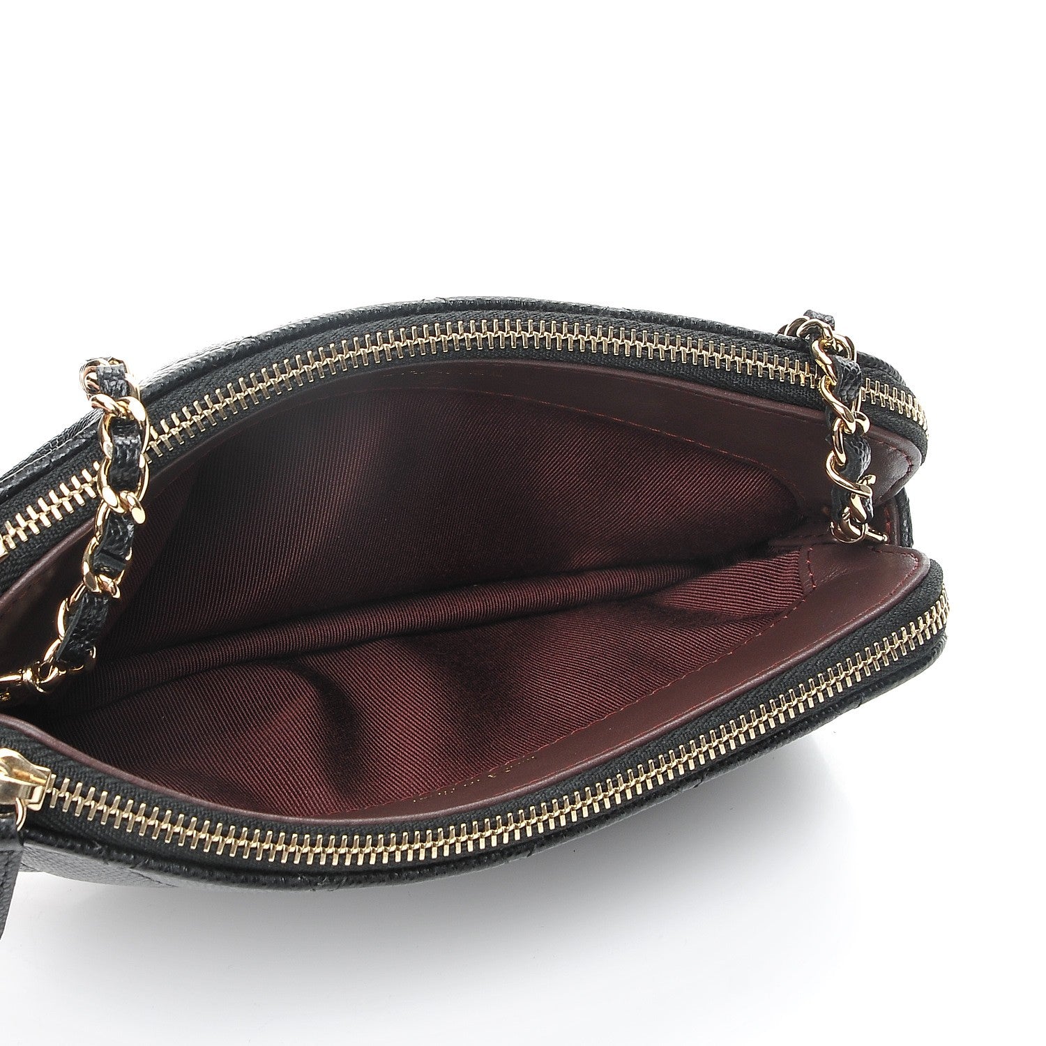 Chanel Caviar Quilted Small Clutch With Chain Black 5 of 9