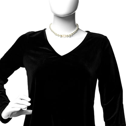 Christian Dior Pearl CD Choker Necklace Gold 2 of 5