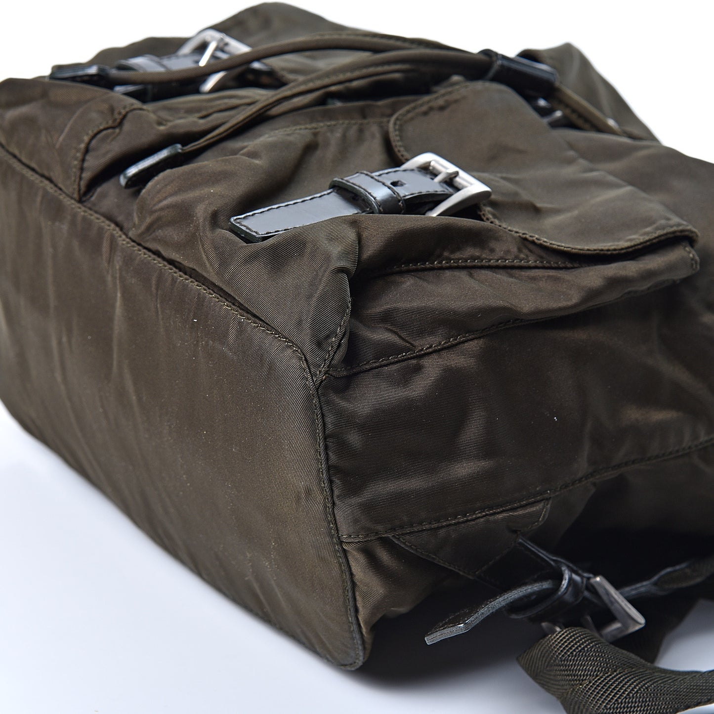 Tessuto Nylon Vela Small Backpack Dark Green