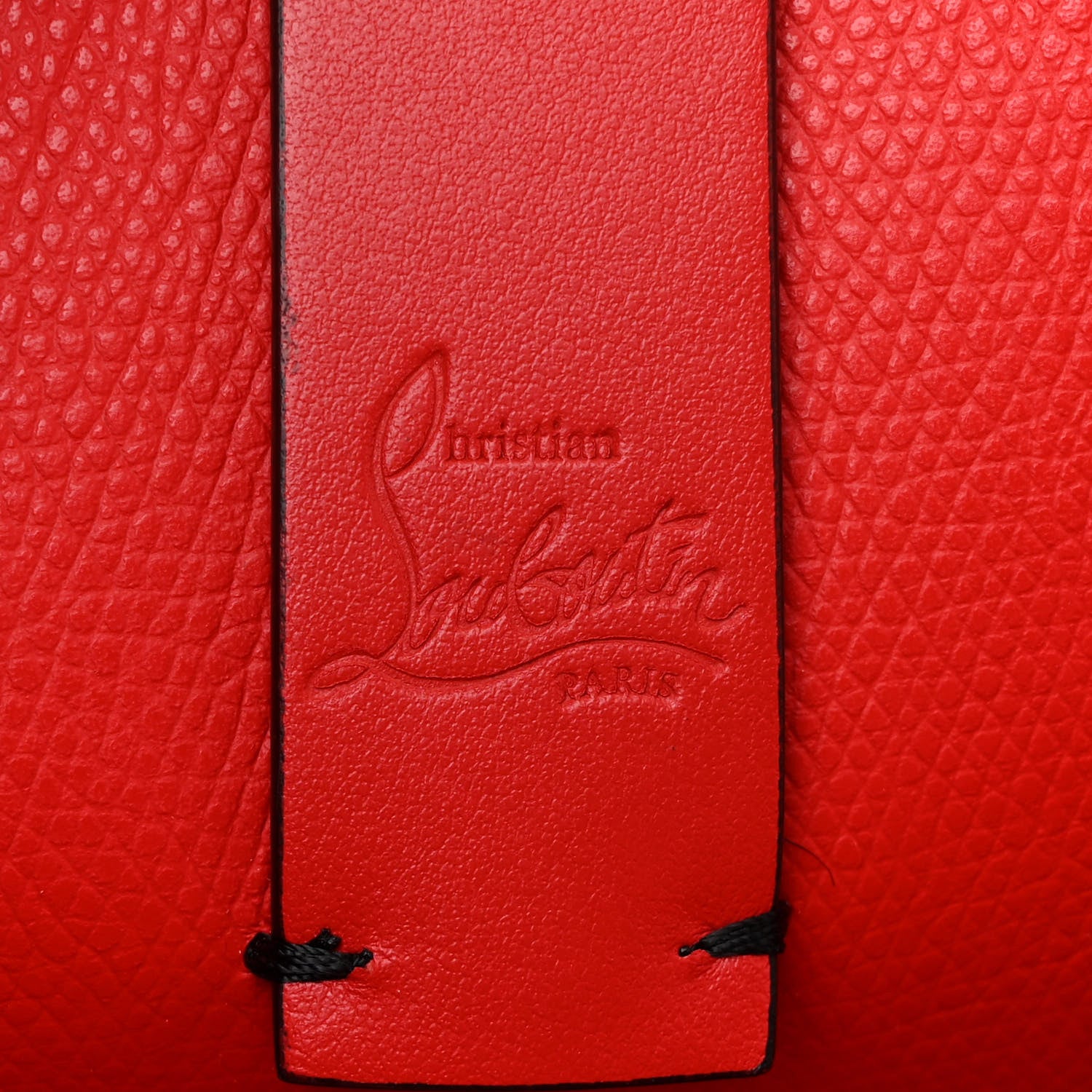 Christian Louboutin Calfskin Leopard Print Spikes Small East West Cabata Tote Brown 7 of 11