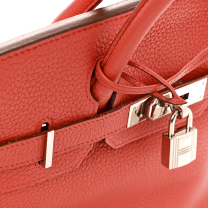 Hermes Taurillon Clemence Birkin 30 Bougainvillea 11 of 15