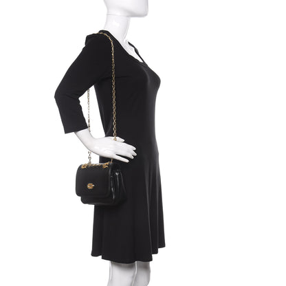 Gucci Azalea Calfskin Mini Marina Chain Shoulder Bag Black 2 of 13