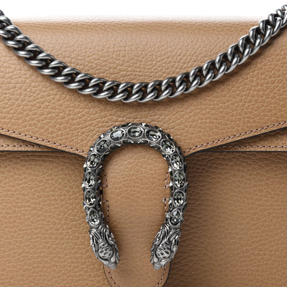 Gucci Dollar Calfskin Crystal Small Dionysus Shoulder Bag Natural Tan Black Diamond 10 of 10