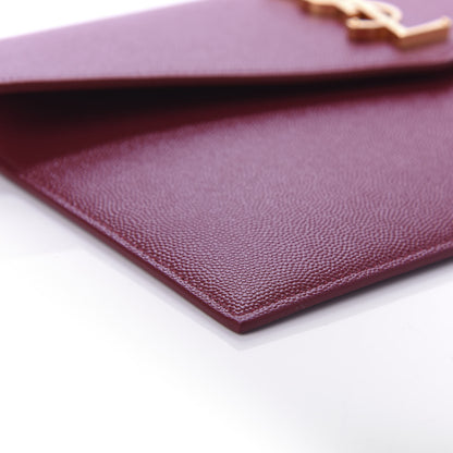 Saint Laurent Grain De Poudre Uptown Pouch Red 7 of 10