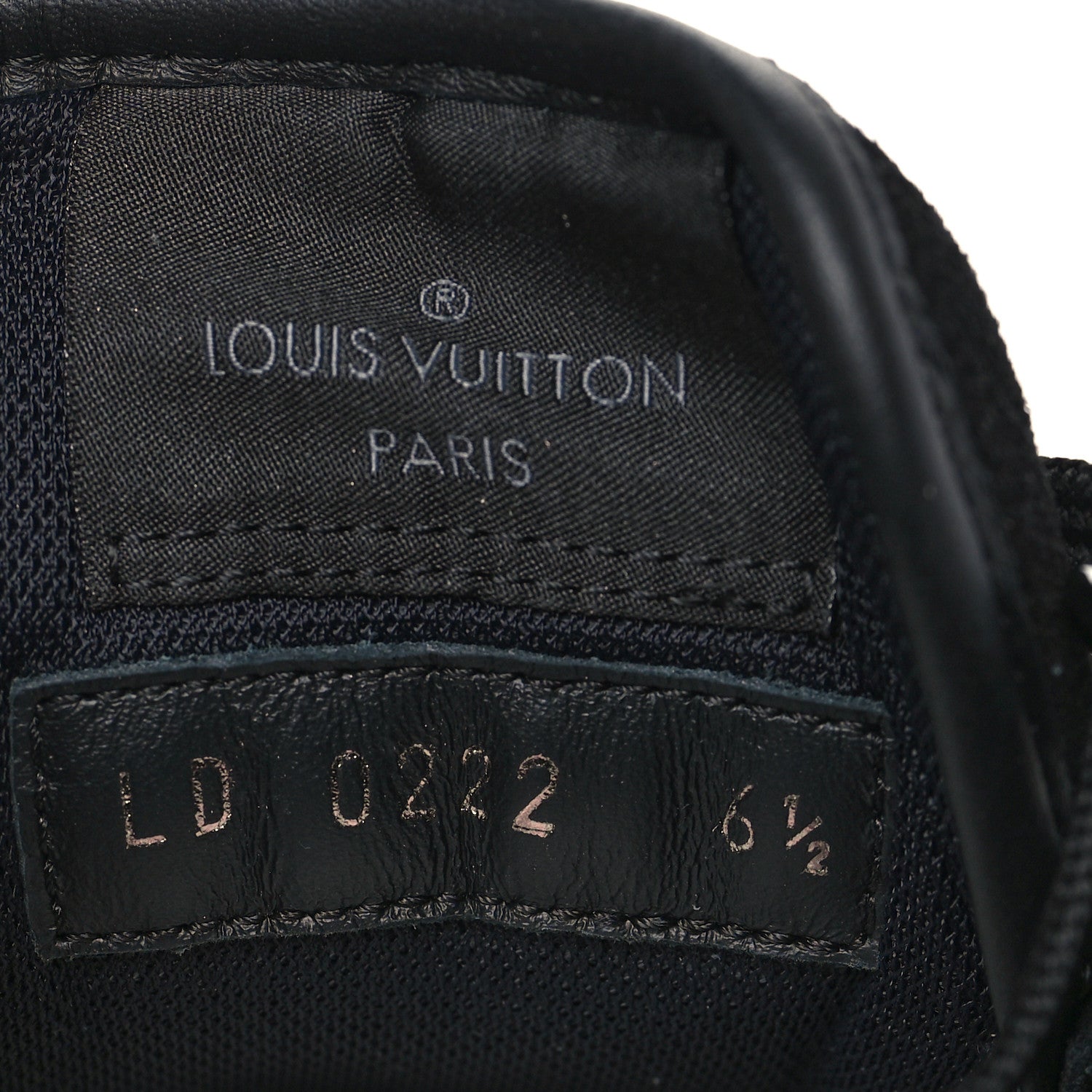 Louis Vuitton Suede Mens LV Trainer Sneakers 6.5 Black 8 of 9