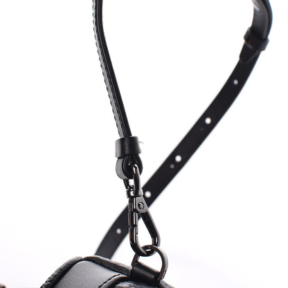 MCM Visetos Side Stud X-Mini Stark Bebe Boo Backpack Black 9 of 9