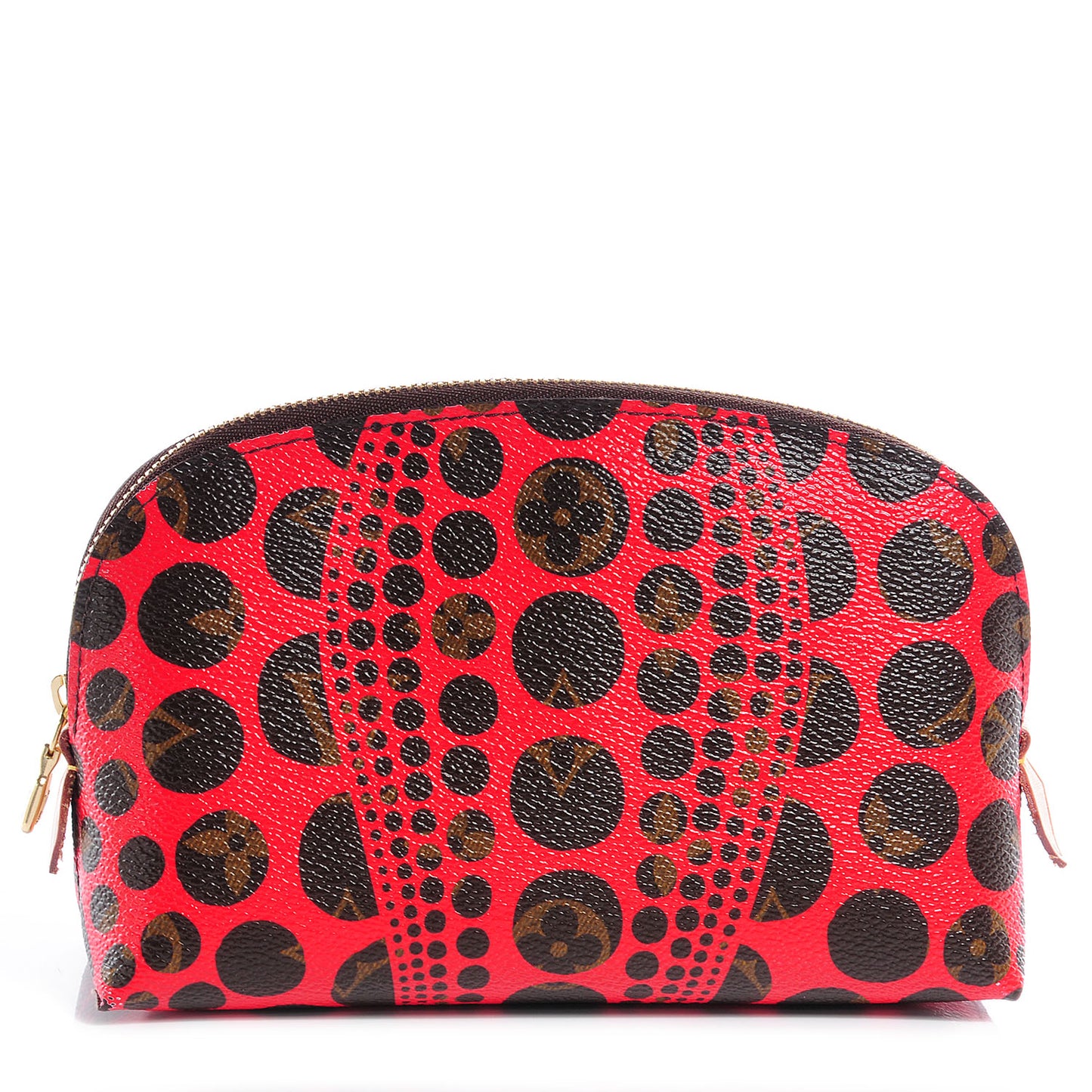 Monogram Kusama Pumpkin Dots Cosmetic Pouch Red