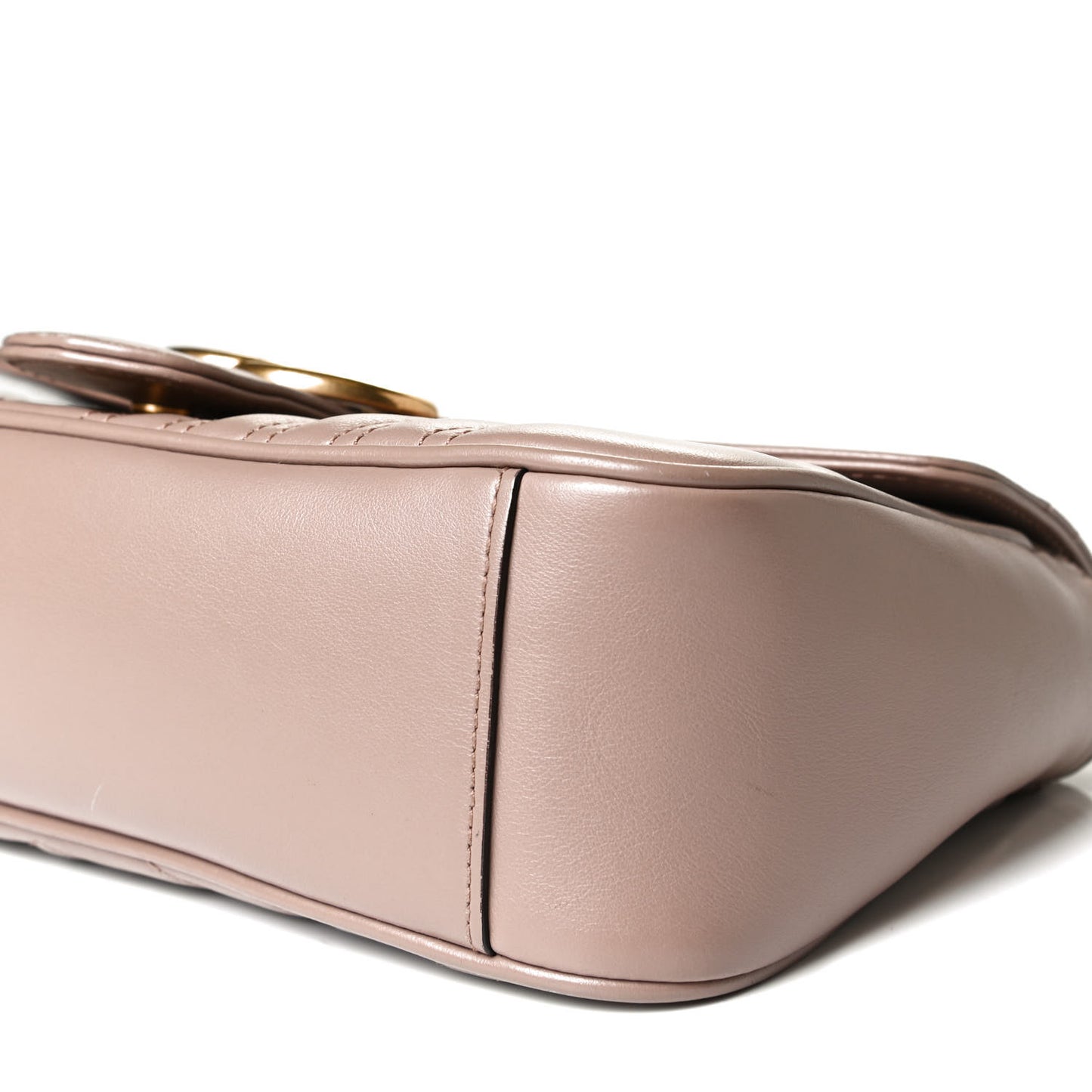 Calfskin Matelasse Small GG Marmont Shoulder Bag Porcelain Rose