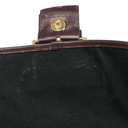 Burberry Haymarket Check Buckle Shoulder Bag Chocolate 13 of 14