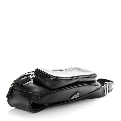 Prada Calfskin Belt Bag Black 4 of 11