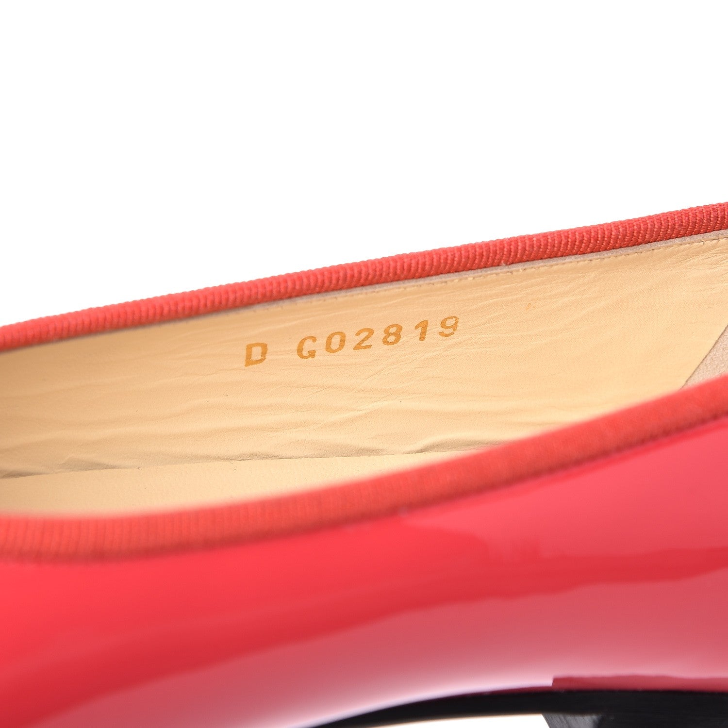 Chanel Patent Calfskin CC Cap Toe Ballerina Flats 39 Coral 8 of 9