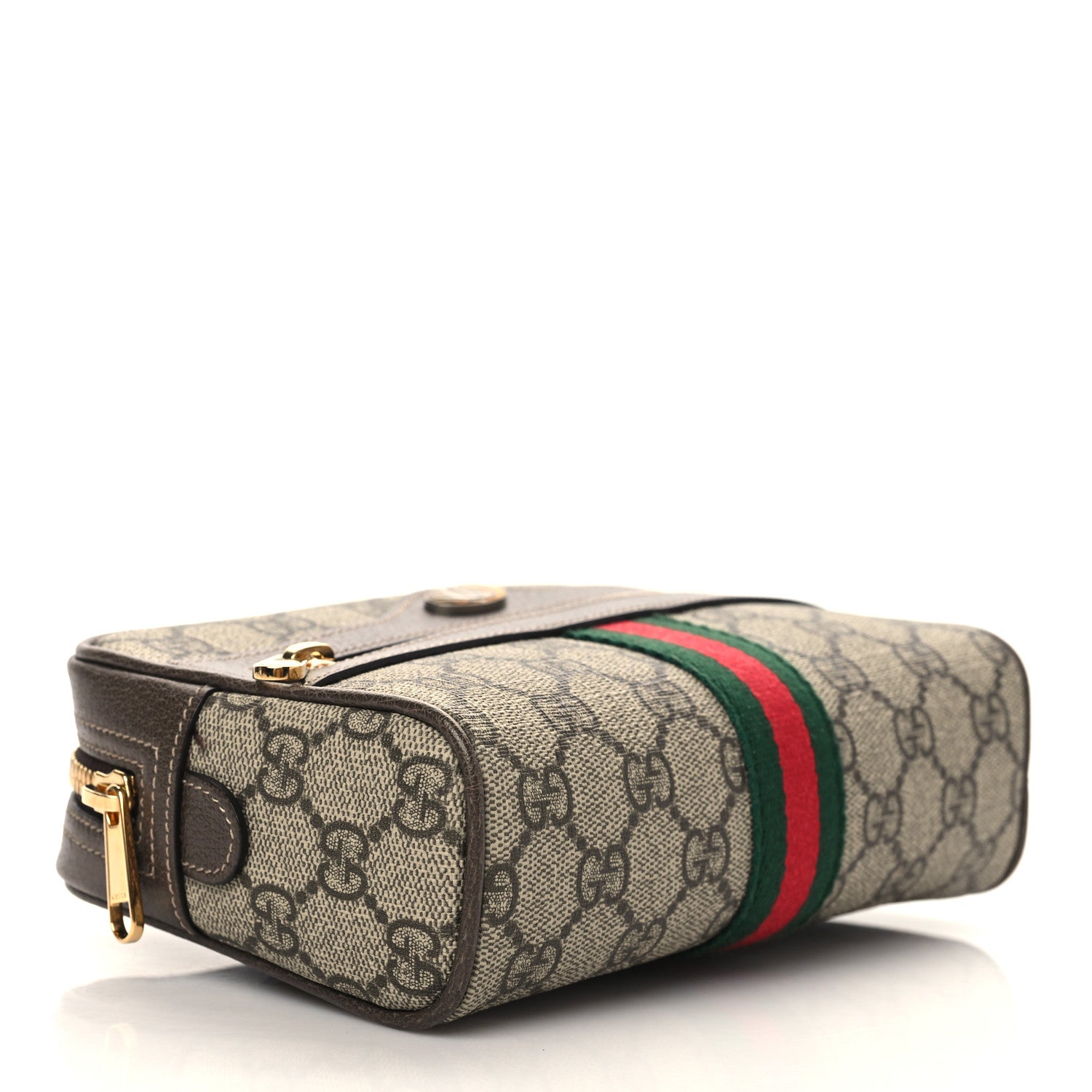 Gucci GG Supreme Monogram Web Small Ophidia Belt Bag 75 30 Dark Brown 4 of 8