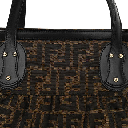 Fendi Zucca Small Chef Shopping Tote Tobacco 8 of 10