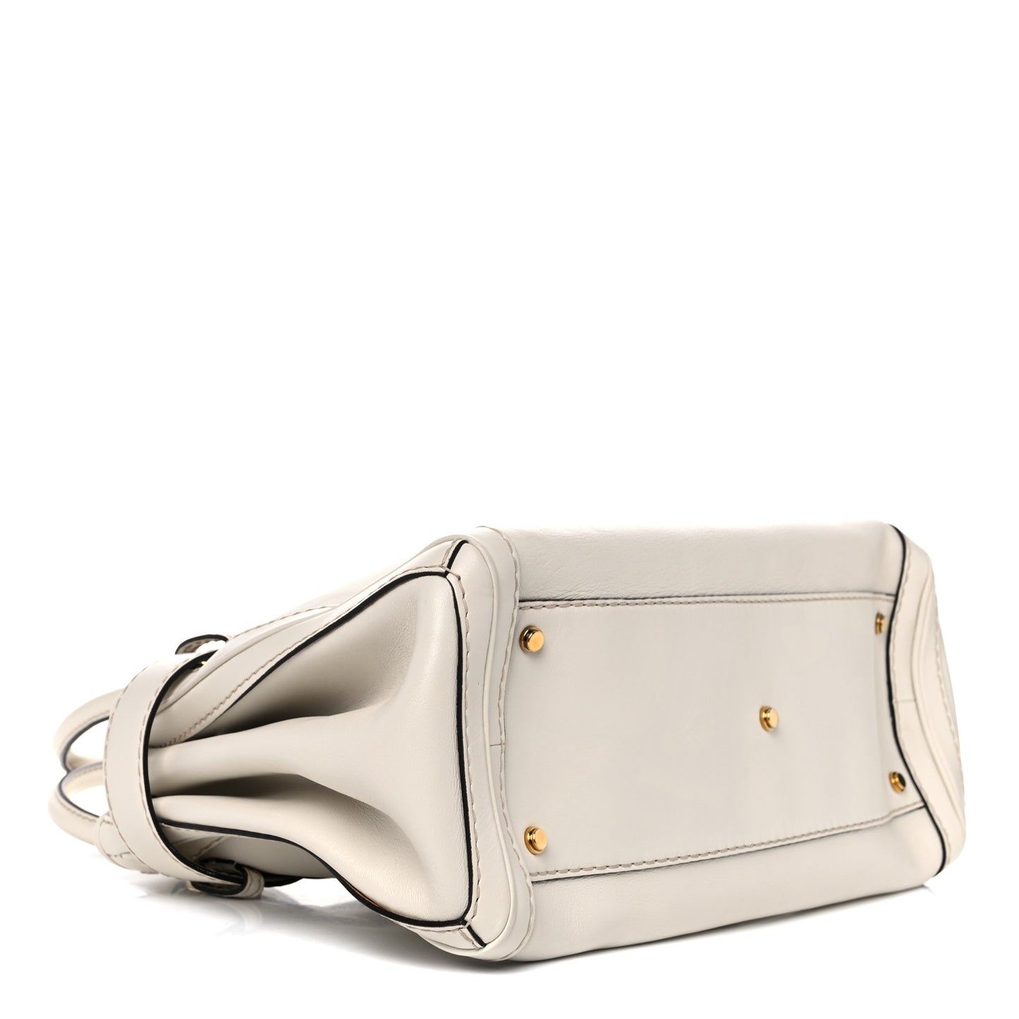 Calfskin Medium GG Running Tote White