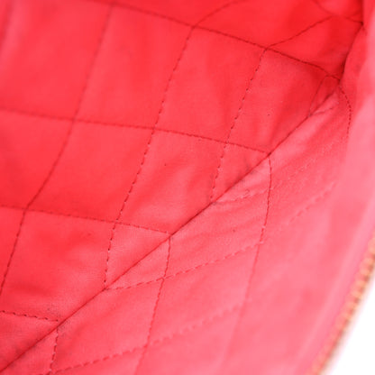 Chanel Shiny Calfskin Quilted Chanel 22 Drawstring Bag Coral Pink 15 of 15