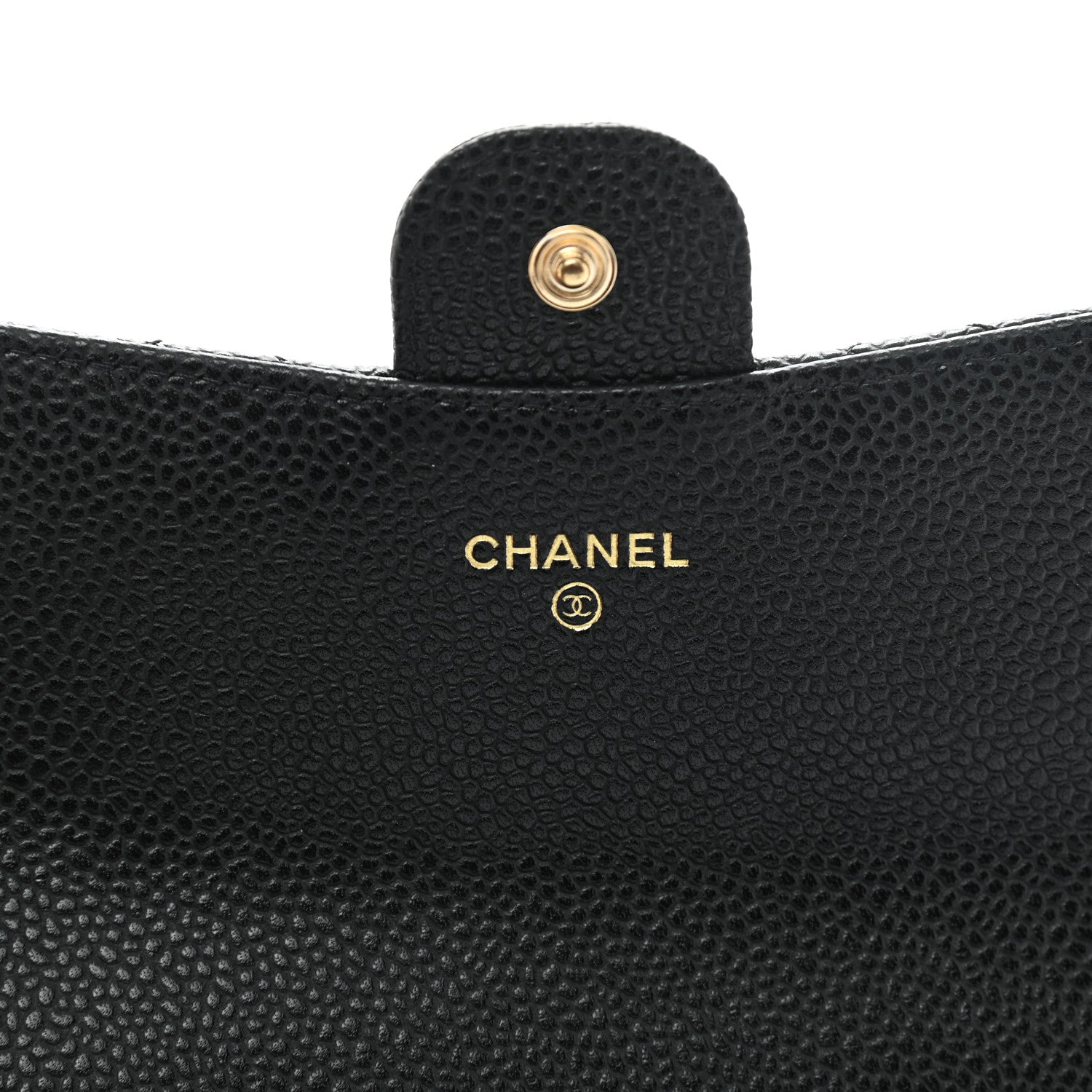 Chanel Caviar Quilted Large Gusset Flap Wallet Black 6 of 10