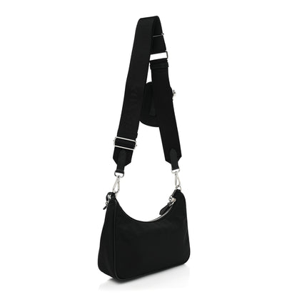 Prada Nylon Re-Edition 2005 Shoulder Bag Black 3 of 7