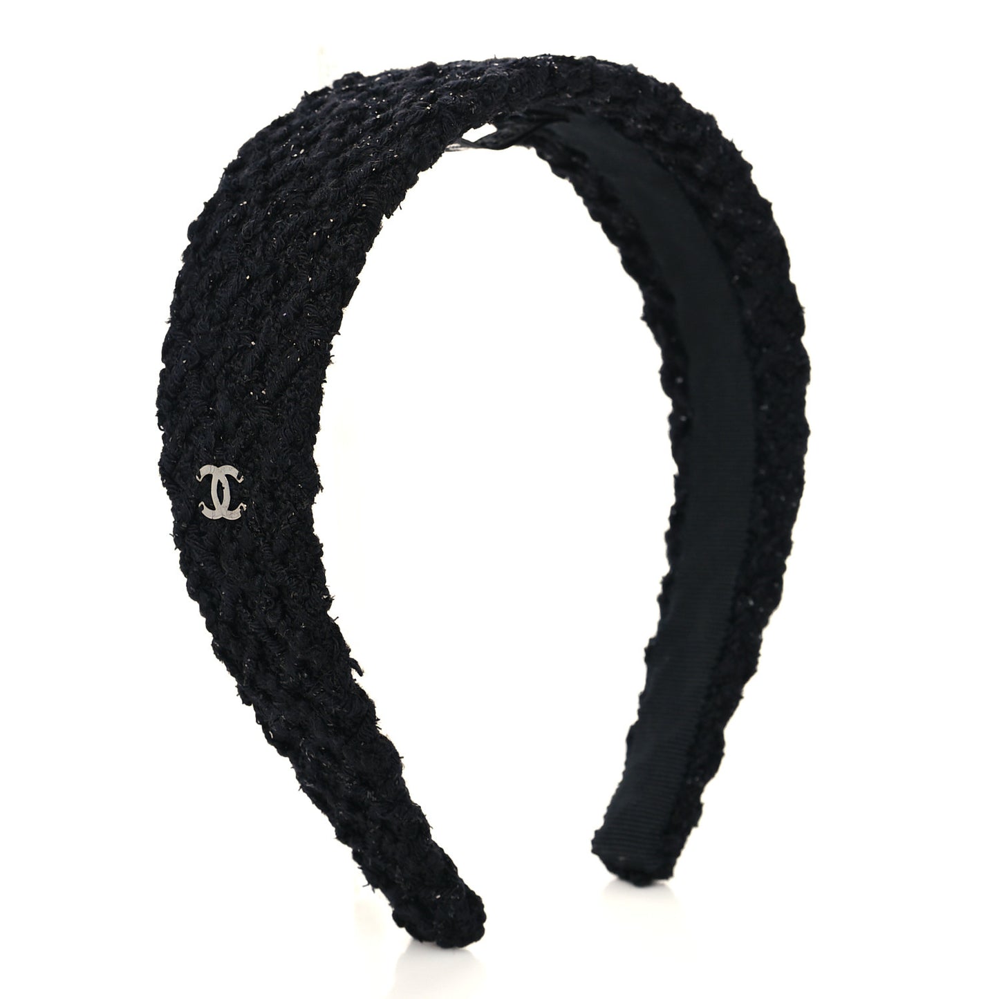Tweed Headband Black