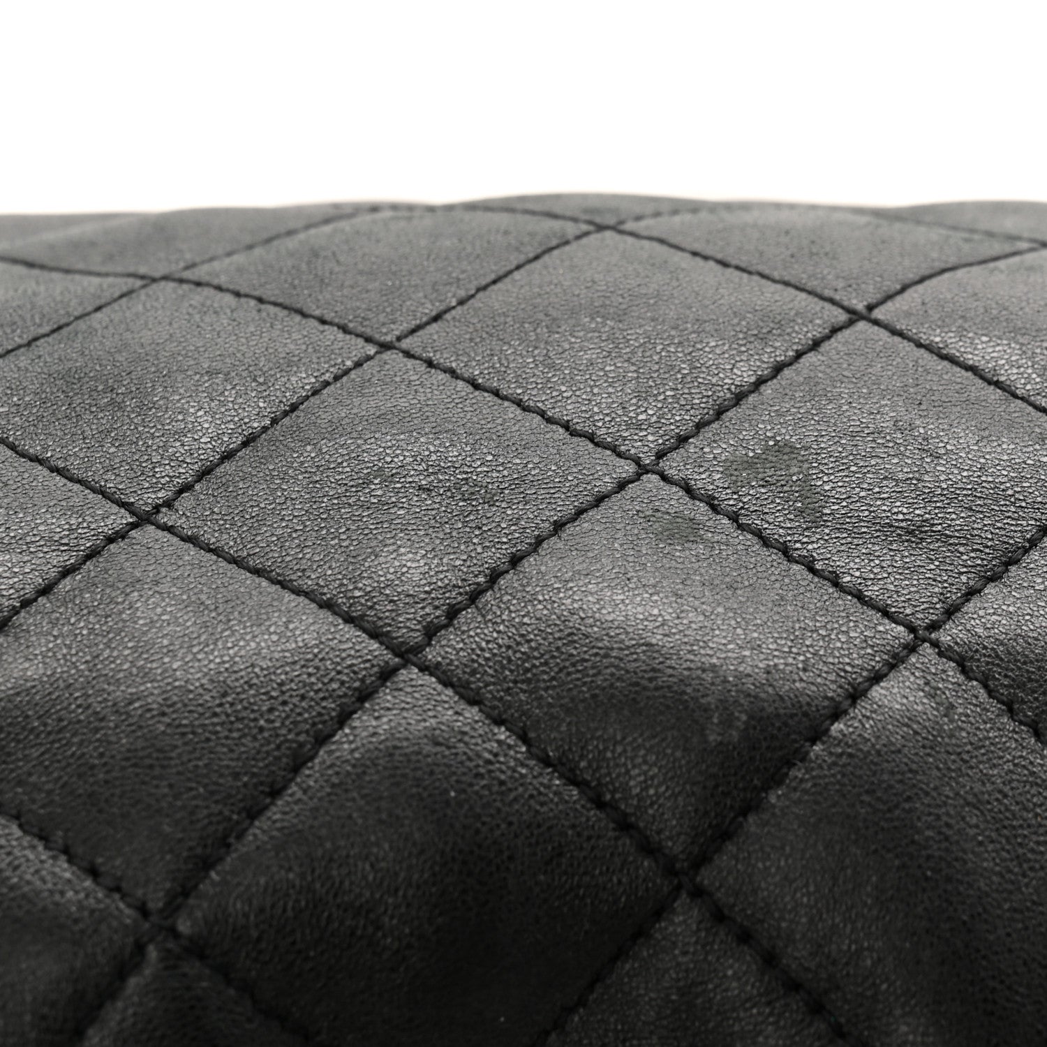 Saint Laurent Lambskin Quilted Maxi Icare Shopping Tote Black 11 of 12