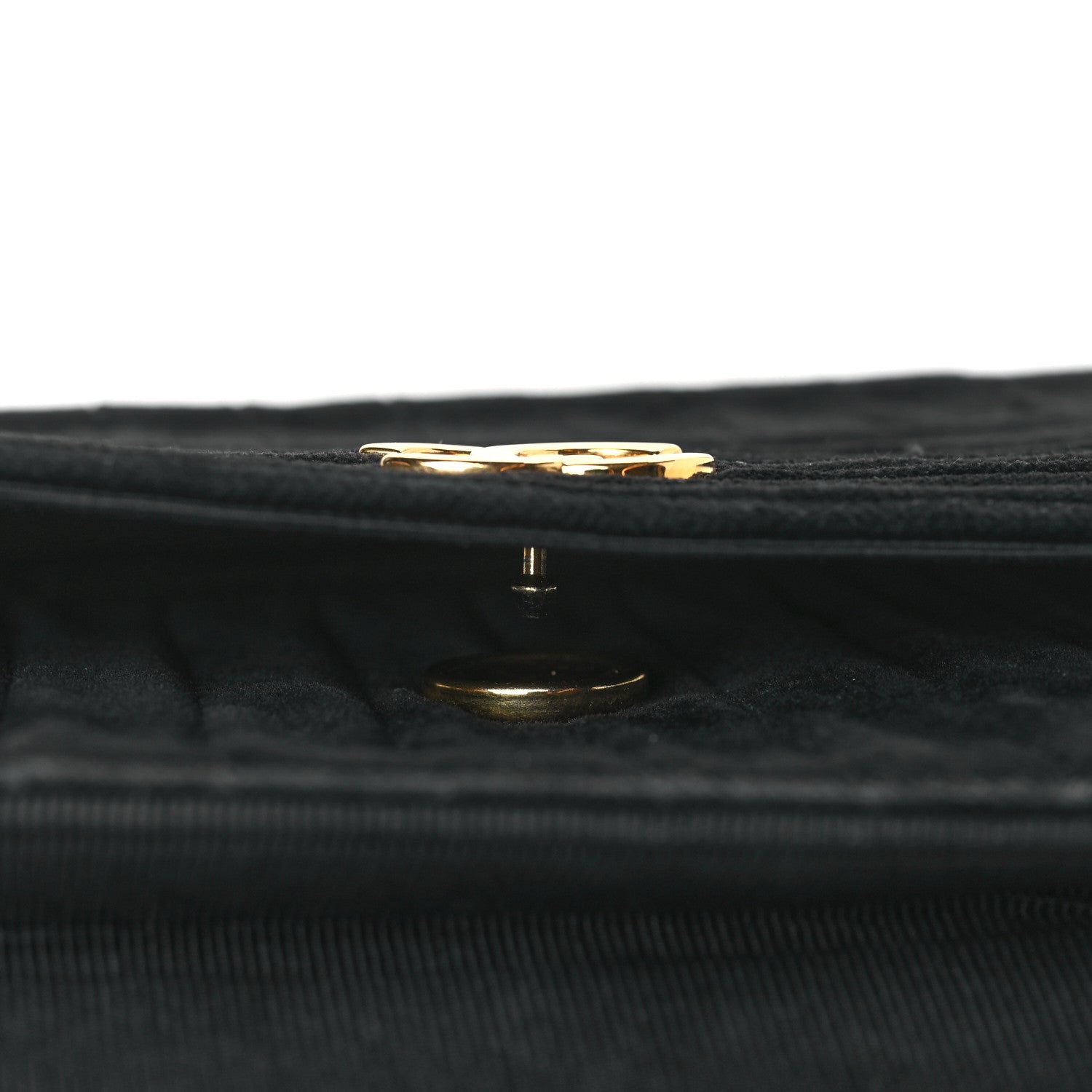 Chanel Velvet Vertical Horizontal Quilt Single Flap Black 11 of 11