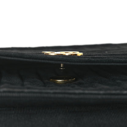 Chanel Velvet Vertical Horizontal Quilt Single Flap Black 11 of 11