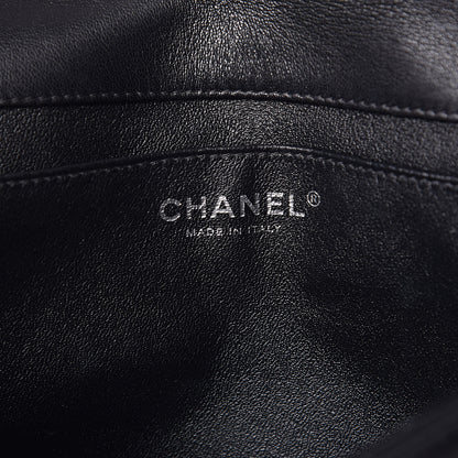 Chanel Lambskin Quilted Clutch With Chain Flap Black 6 of 14