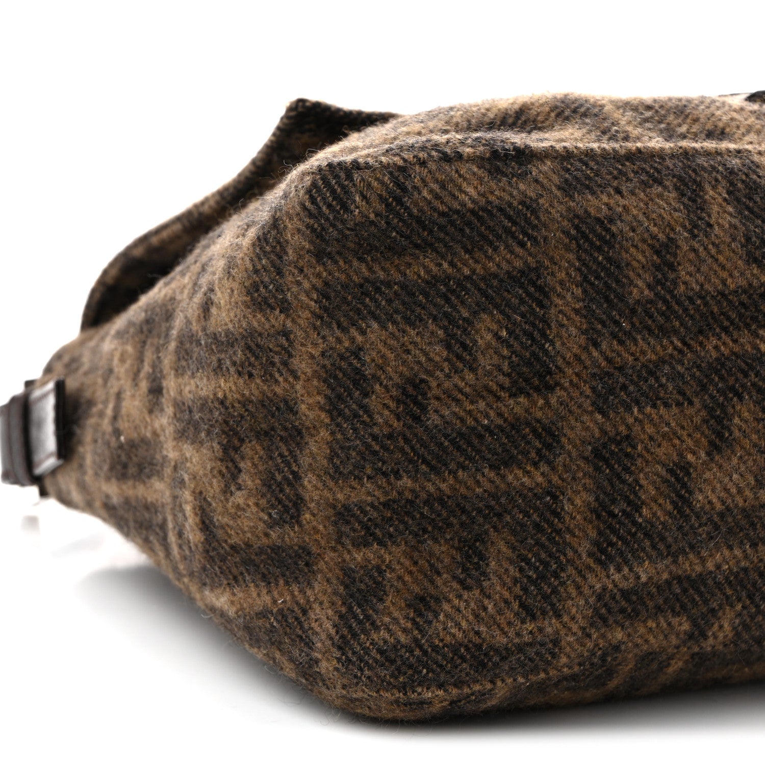Fendi Wool Zucca Mama Baguette Tobacco 9 of 10