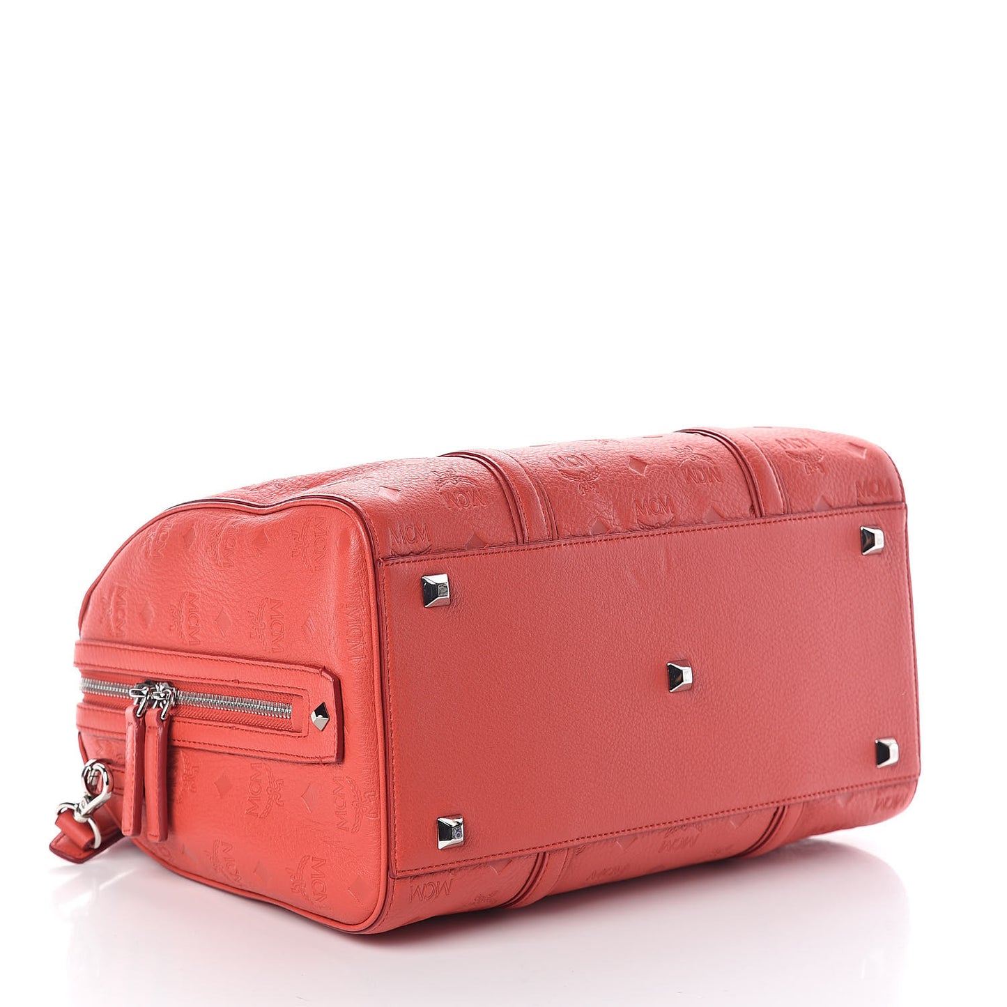 Visetos Medium Essential Boston Bag Coral