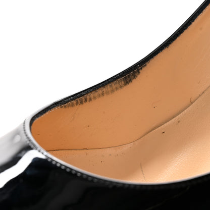 Christian Louboutin Patent Calfskin Miss Sab 85 Pumps 37.5 Black 8 of 11