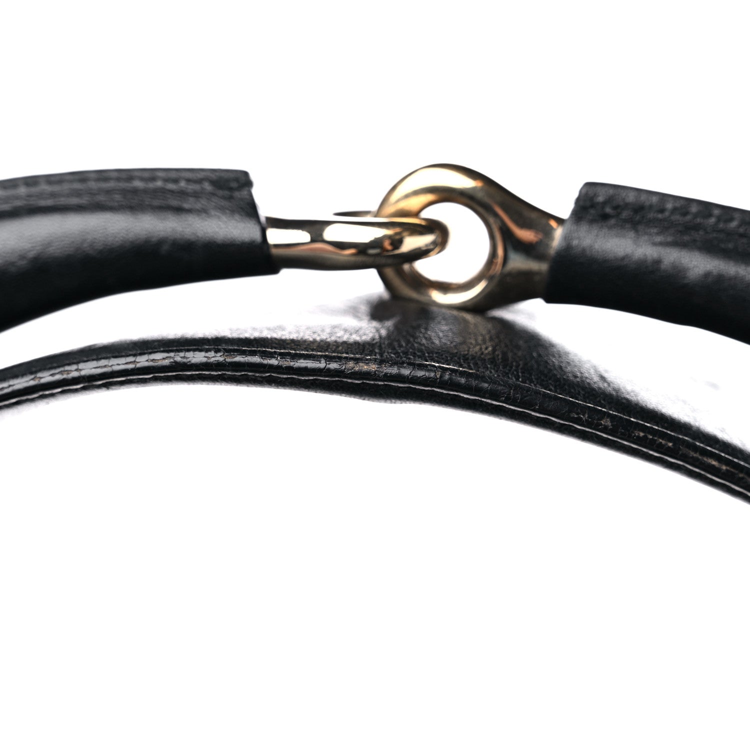 Gucci Calfskin Large Horsebit Chain Hobo Black 14 of 15