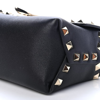 Valentino Garavani Vitello Mini Rockstud Crossbody Bag Black 8 of 8