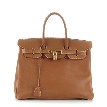 Hermes Courchevel Birkin 35 Gold 1 of 32