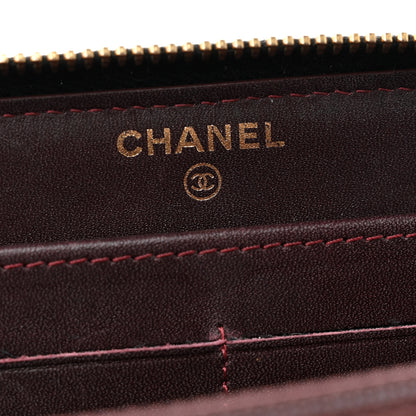 Chanel Caviar Quilted Large Gusset Zip Around Wallet Black 6 of 13