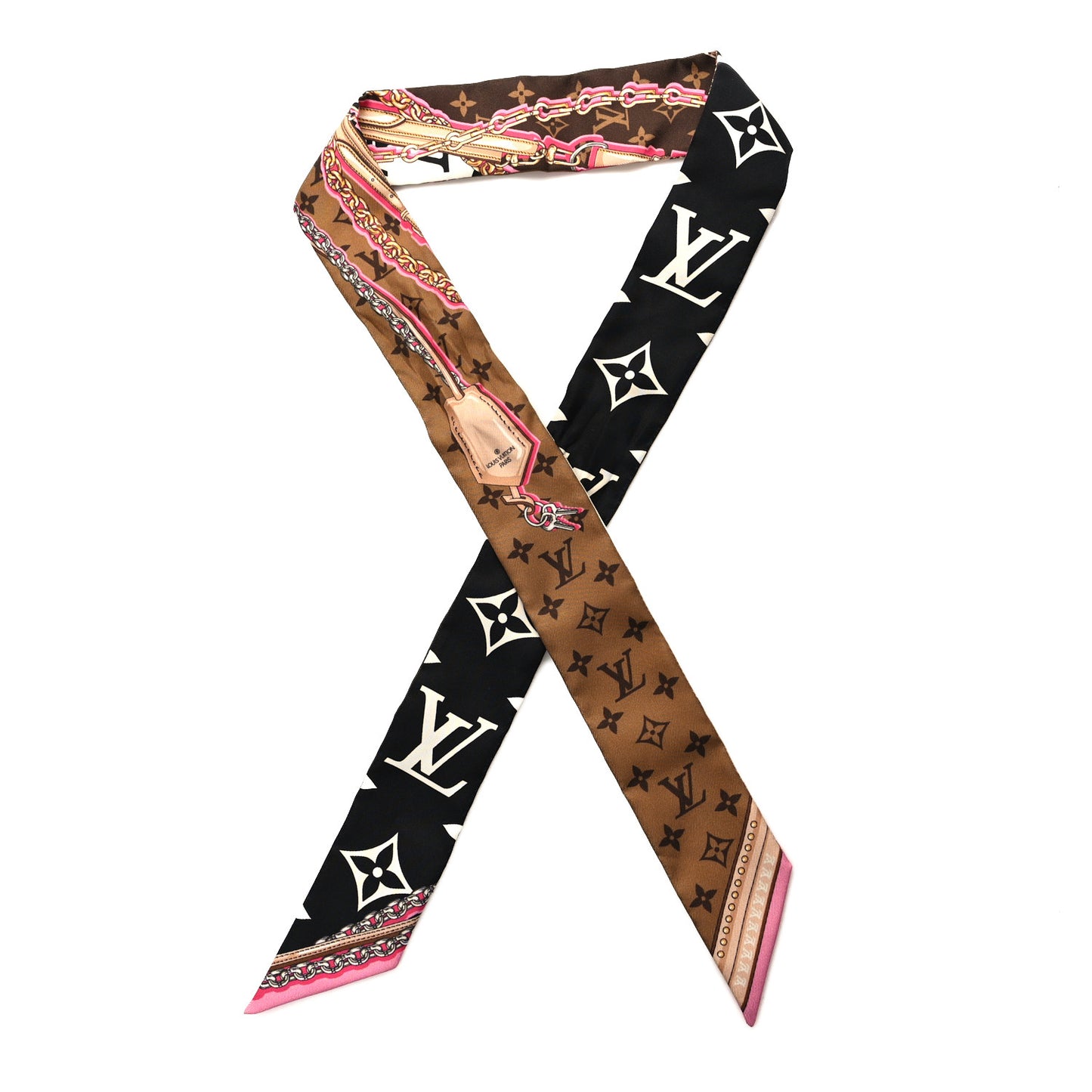 Silk Ultimate Monogram BB Bandeau Black