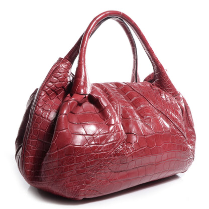 Fendi Alligator Spy Red 3 of 9