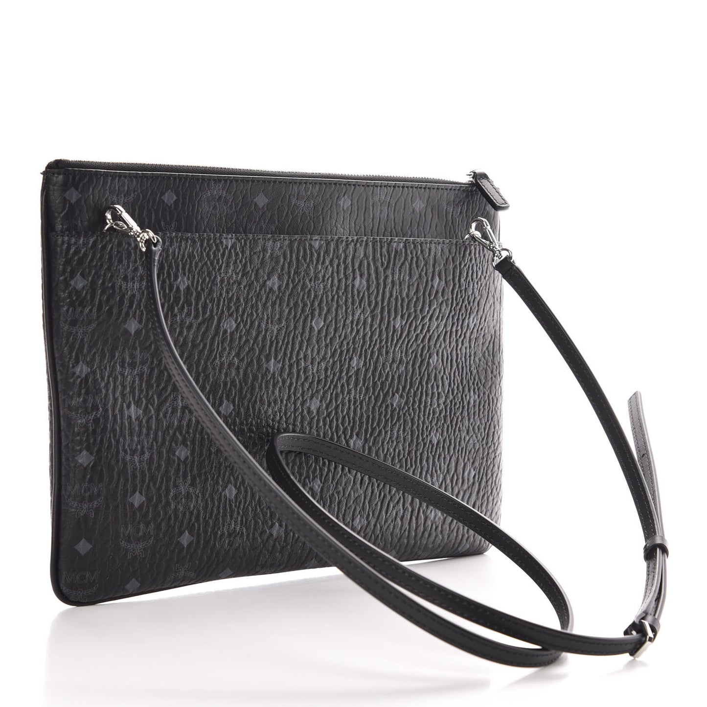 Visetos Medium Crossbody Pouch Black