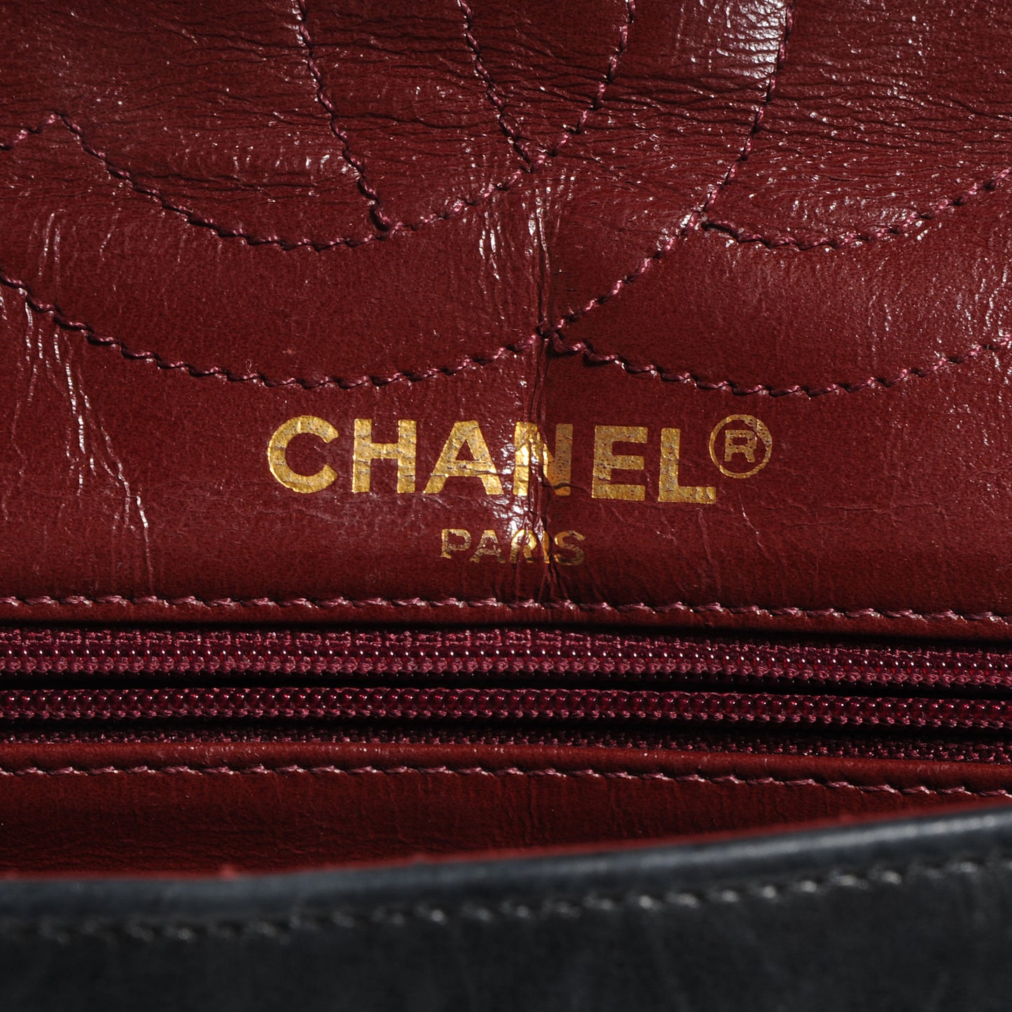 Lambskin Medium Double Flap Black