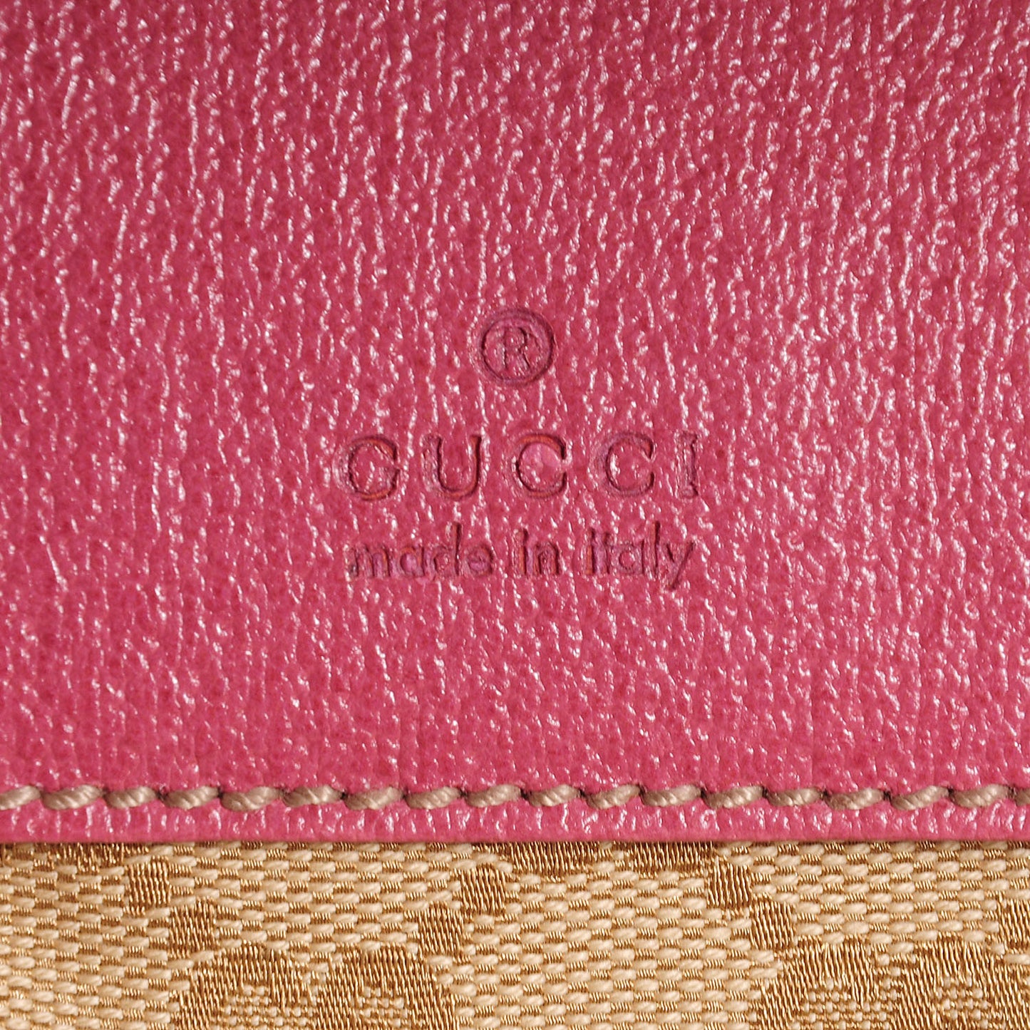 GG Monogram Web Double Pocket Belt Bag Pink